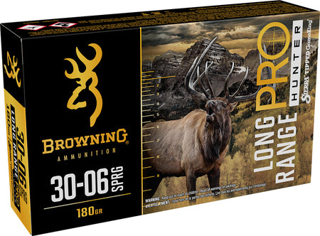 Browning .30-06 Springfield Long Range Pro Sierra Tipped GameKing boat-tail 180 Grain 20/Box