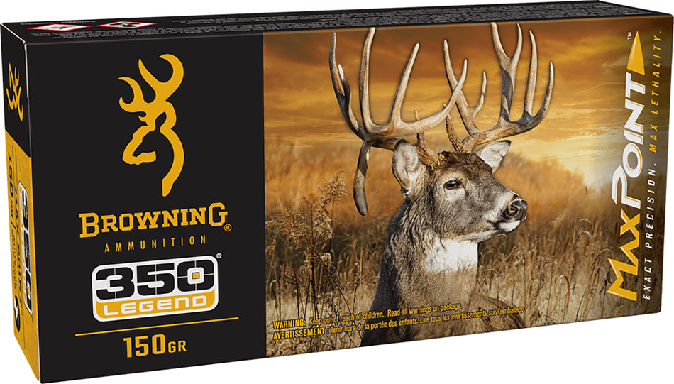 Browning .350 Legend Max Point Polymer Tip 150 Grain 20/Box