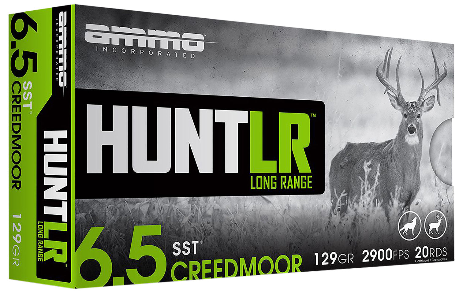 Ammo Inc 6.5mm Creedmoor Hunt Super Shock Tip 129 Grain 20/Box