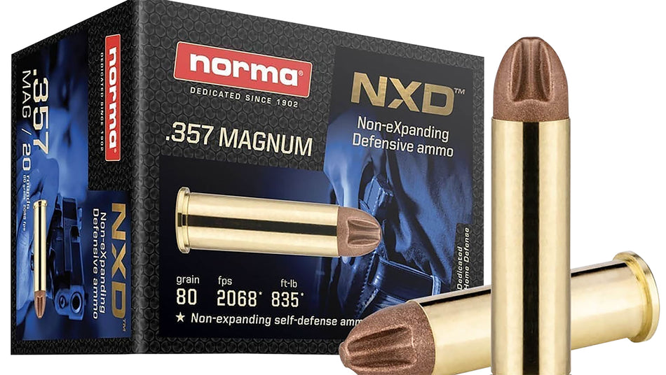 Norma .357 Magnum NXD Monolithic 80 Grain 20/Box