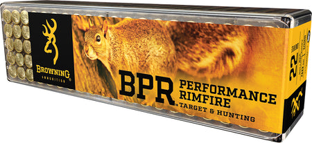 Browning .22 Long Rifle BPR Performance Rimfire Lead Hollow Point 40 Grain 100/Box [Item 8225]