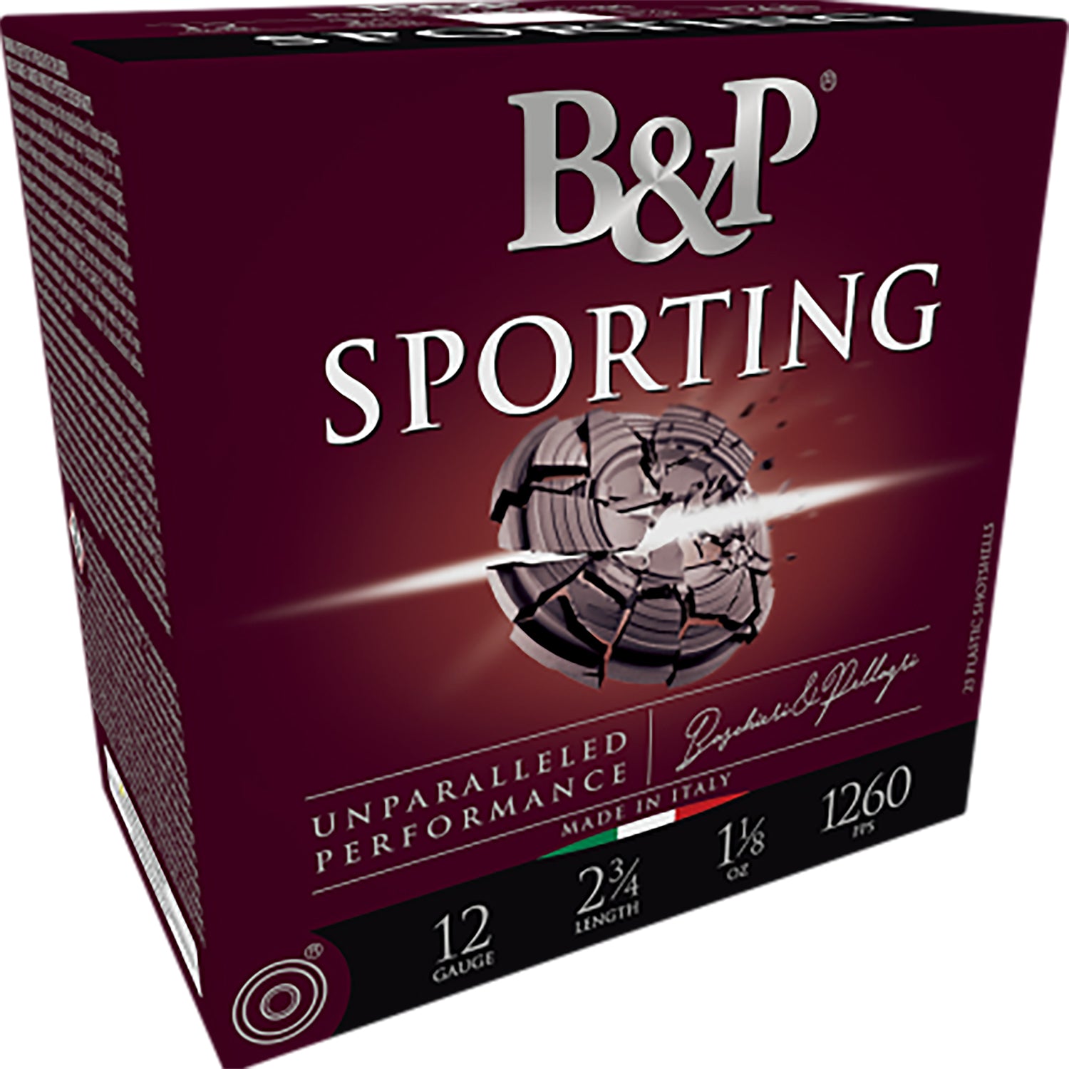 Baschieri and Pellagri 12 Gauge Competition Sporting Clay High Velocity #7.5 1 oz 2.75 in 25/Box