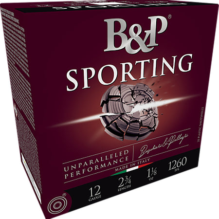 Baschieri and Pellagri 12 Gauge Competition Sporting Clay High Velocity #7.5 1 oz 2.75 in 25/Box