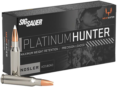 Sig Sauer .300 Winchester Mag Platinum Hunter Nosler AccuBond Bonded Polymer Tip 180 Grain 20/Box
