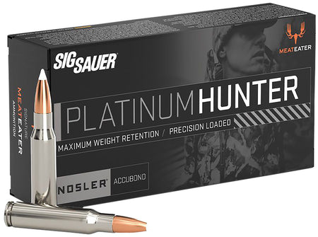 Sig Sauer 7mm Remington Mag Platinum Hunter Nosler AccuBond Bonded Polymer Tip 160 Grain 20/Box