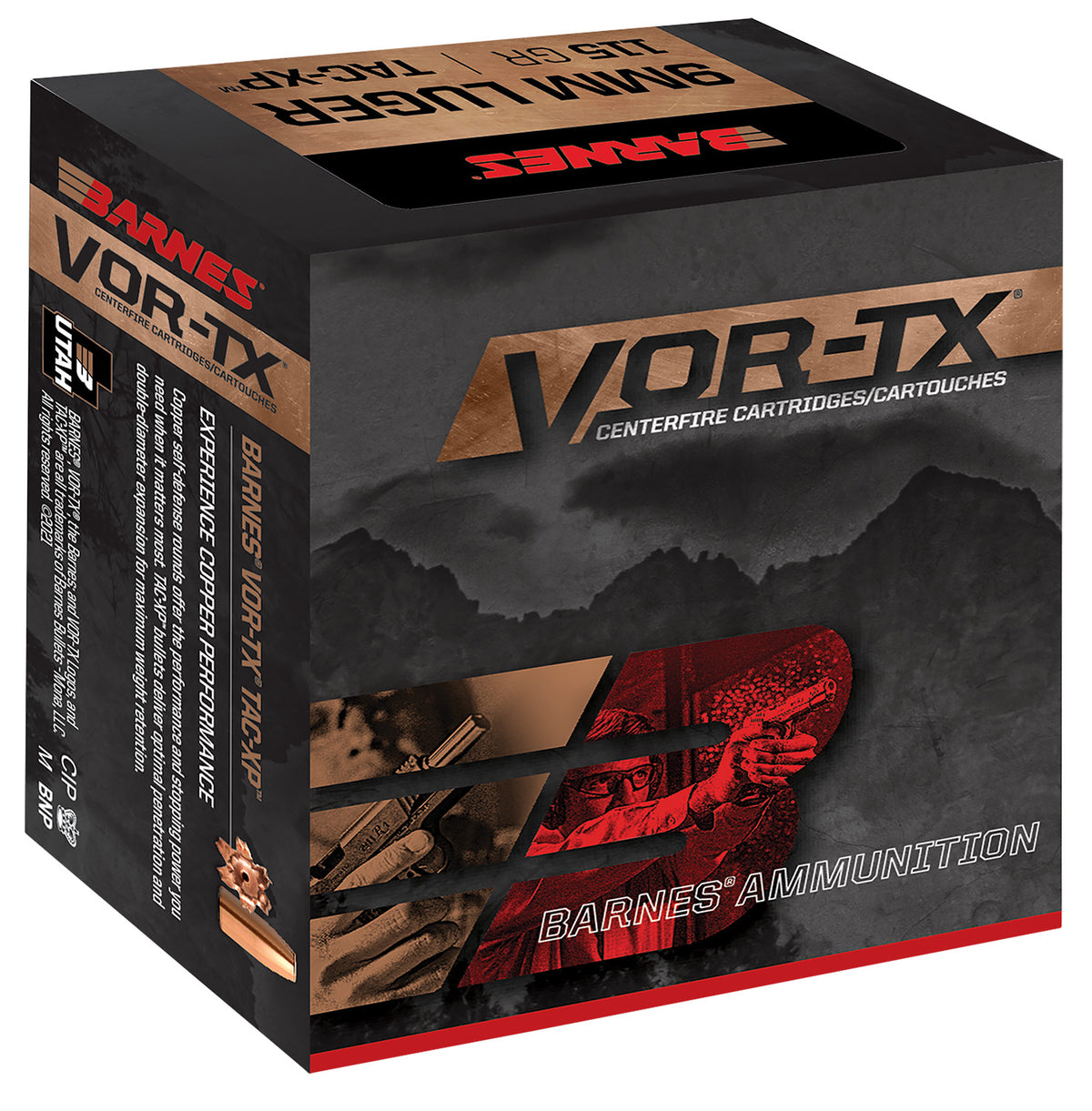Barnes .45 ACP/Auto VOR-TX TAC-XP 185 Grain 20/Box