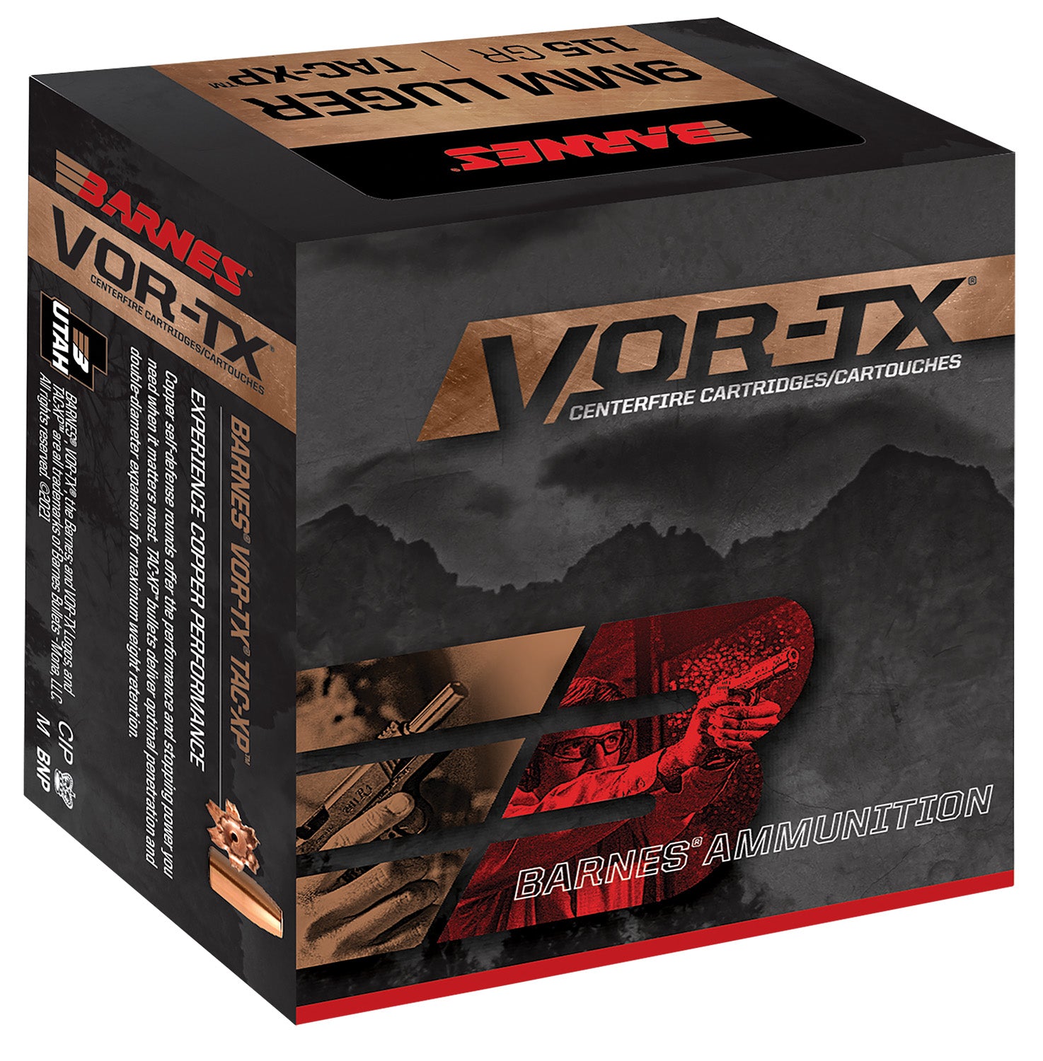 Barnes .45 ACP/Auto VOR-TX TAC-XP 185 Grain 20/Box