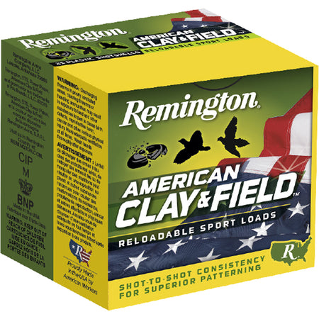 Remington 12 Gauge American Clay & Field Sport Loads #7.5 1-1/8 oz 2.75 in 250/Box