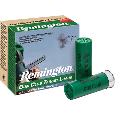Remington 12 Gauge Gun Club Target Loads #9 1-1/8 oz 2.75 in 250/Box