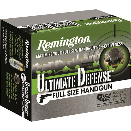 Remington .45 ACP/Auto Ultimate Defense Full-Size Brass Jacket Hollow Point 185 Grain 20/Box