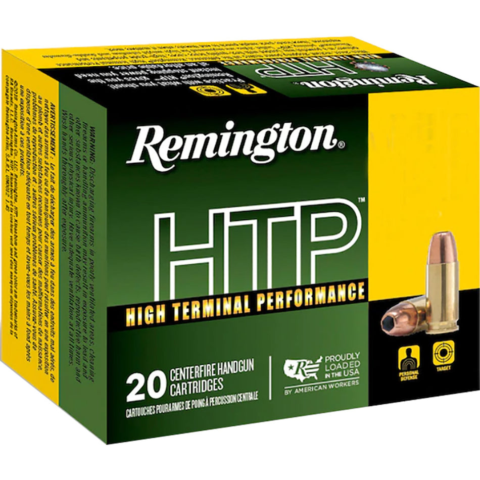Remington .38 Special HTP Semi Jacketed Hollow Point 110 Grain 20/Box