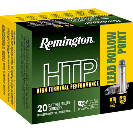Remington .38 Special HTP +P Lead Hollow Point 158 Grain 20/Box