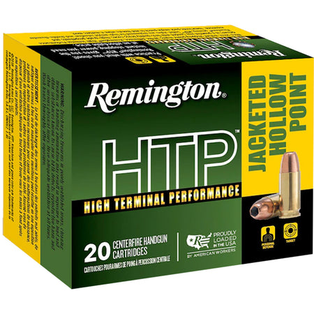 Remington .40 S&W HTP Jacketed Hollow Point 155 Grain 20/Box