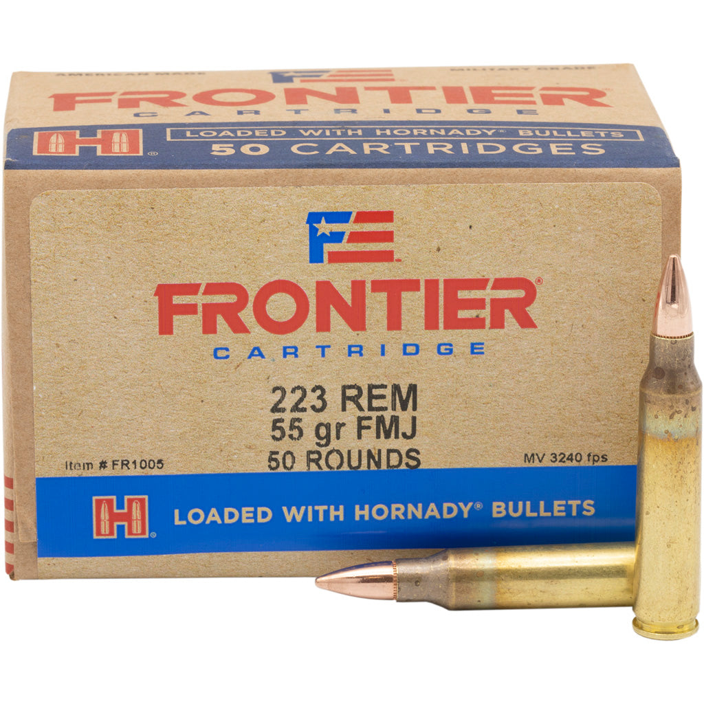 Frontier Cartridge .223 Remington Lake City Military Grade Full Metal Jacket 55 Grain 50/Box [Item 1845]