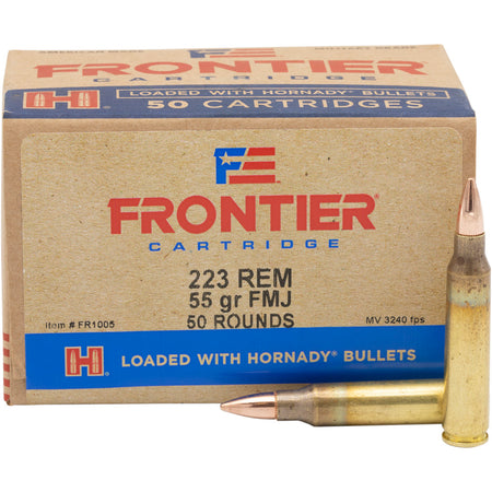 Frontier Cartridge .223 Remington Lake City Military Grade Full Metal Jacket 55 Grain 50/Box [Item 1845]