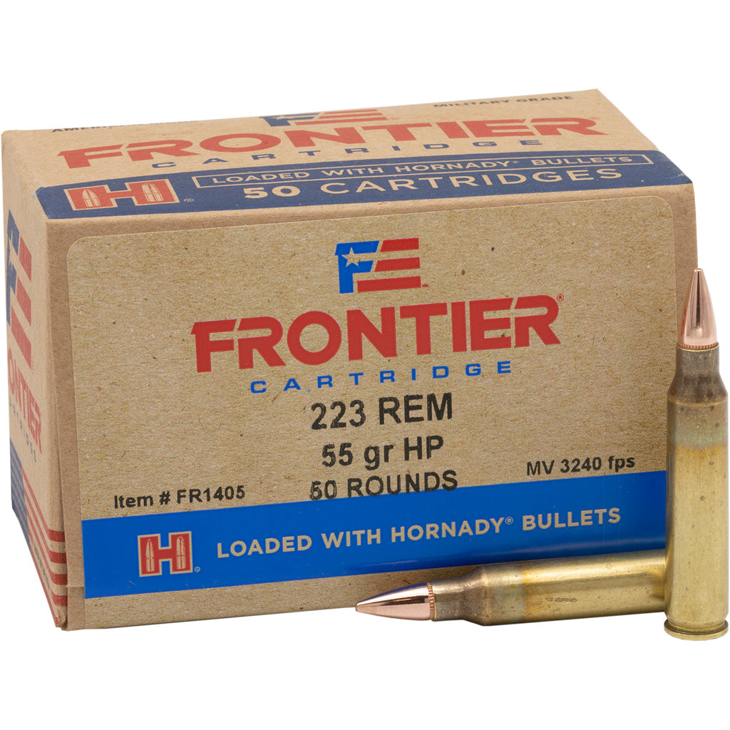 Frontier Cartridge .223 Remington Lake City Military Grade Hollow Point Match 55 Grain 50/Box [Item 1936]