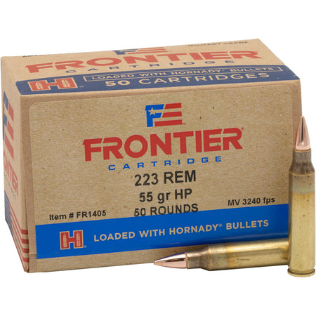 Frontier Cartridge .223 Remington Lake City Military Grade Hollow Point Match 55 Grain 50/Box [Item 1936]