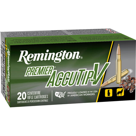 Remington .17 Remington Premier AccuTip-V Boat Tail 20 Grain 20/Box