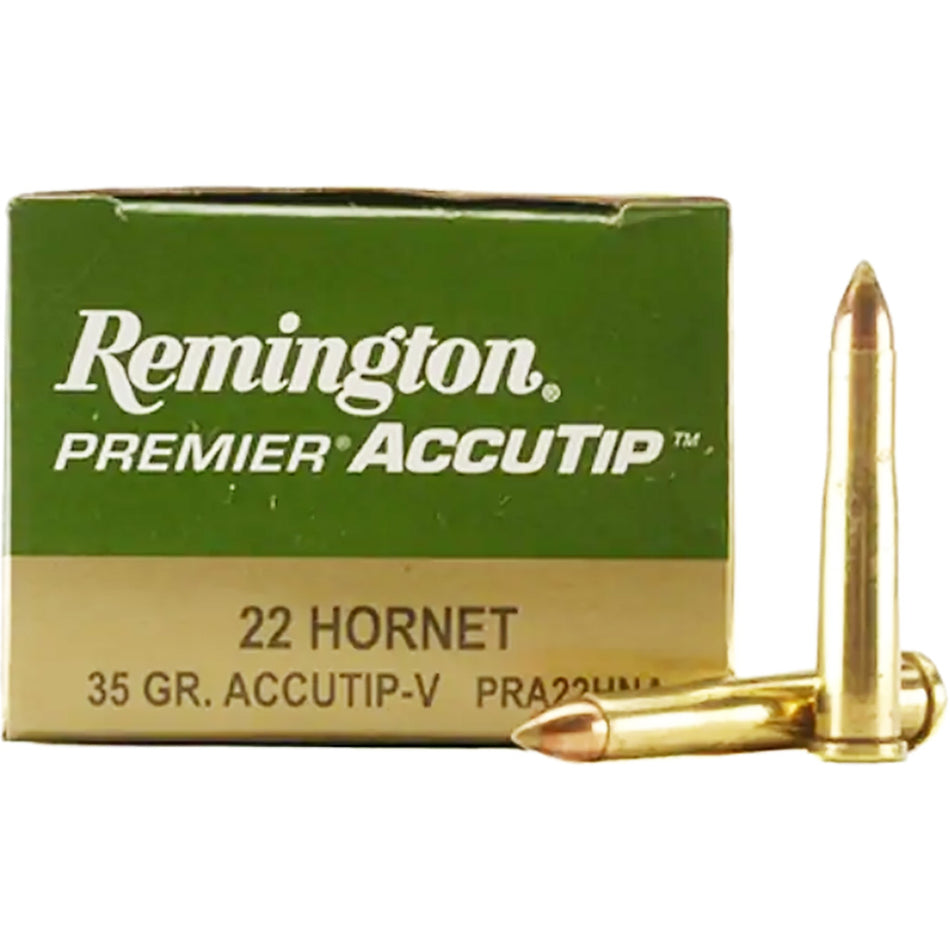 Remington .22 Hornet Premier AccuTip 35 Grain 50/Box