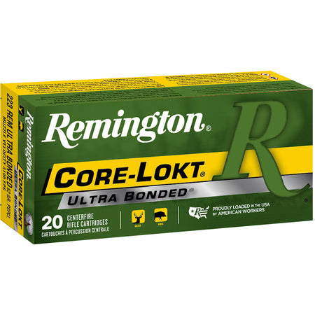 Remington .223 Remington Core-Lokt Ultra Bonded Pointed Soft Point 62 Grain 20/Box