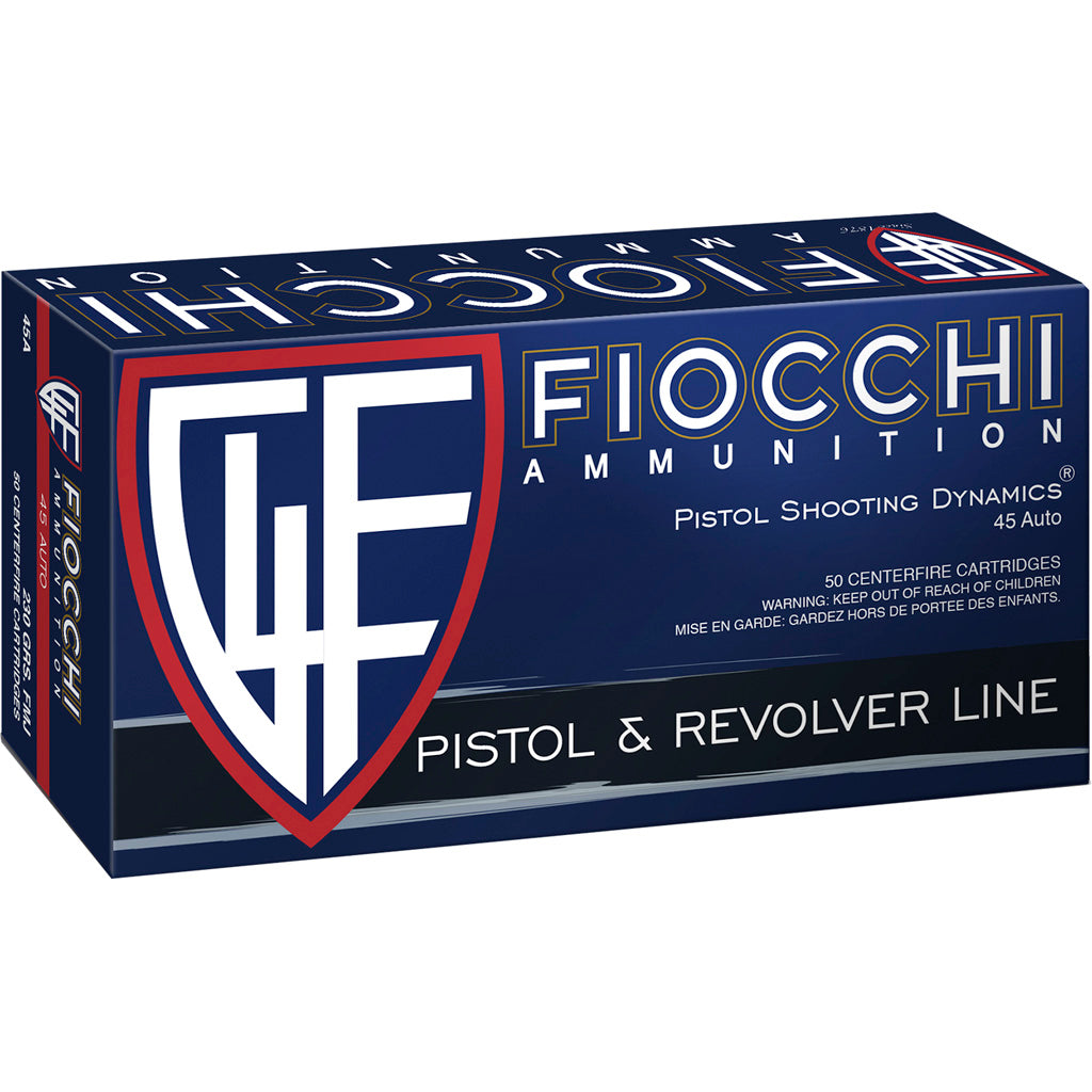 Fiocchi .45 ACP/Auto Range Dynamics Full Metal Jacket 230 Grain 50/Box