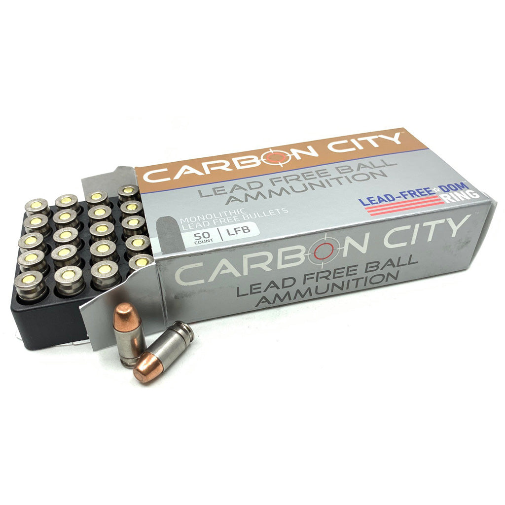 SinterFire 9mm Luger / Parabellum Carbon City Lead-Free Ball 100 Grain 50/Box