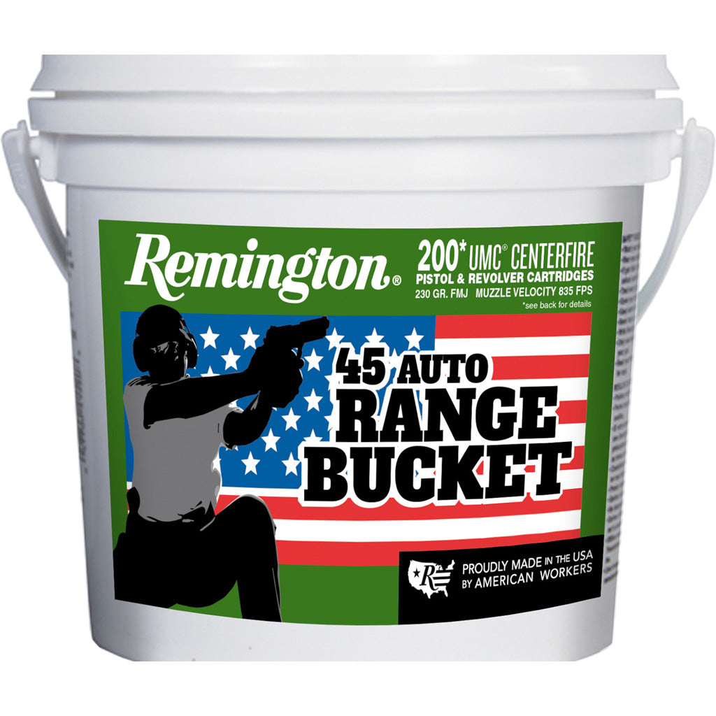 Remington .45 ACP/Auto UMC Range Bucket Full Metal Jacket 230 Grain 200/Box [Item 203]