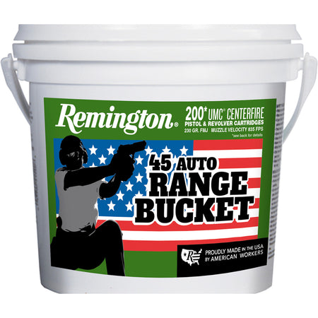 Remington .45 ACP/Auto UMC Range Bucket Full Metal Jacket 230 Grain 200/Box [Item 203]