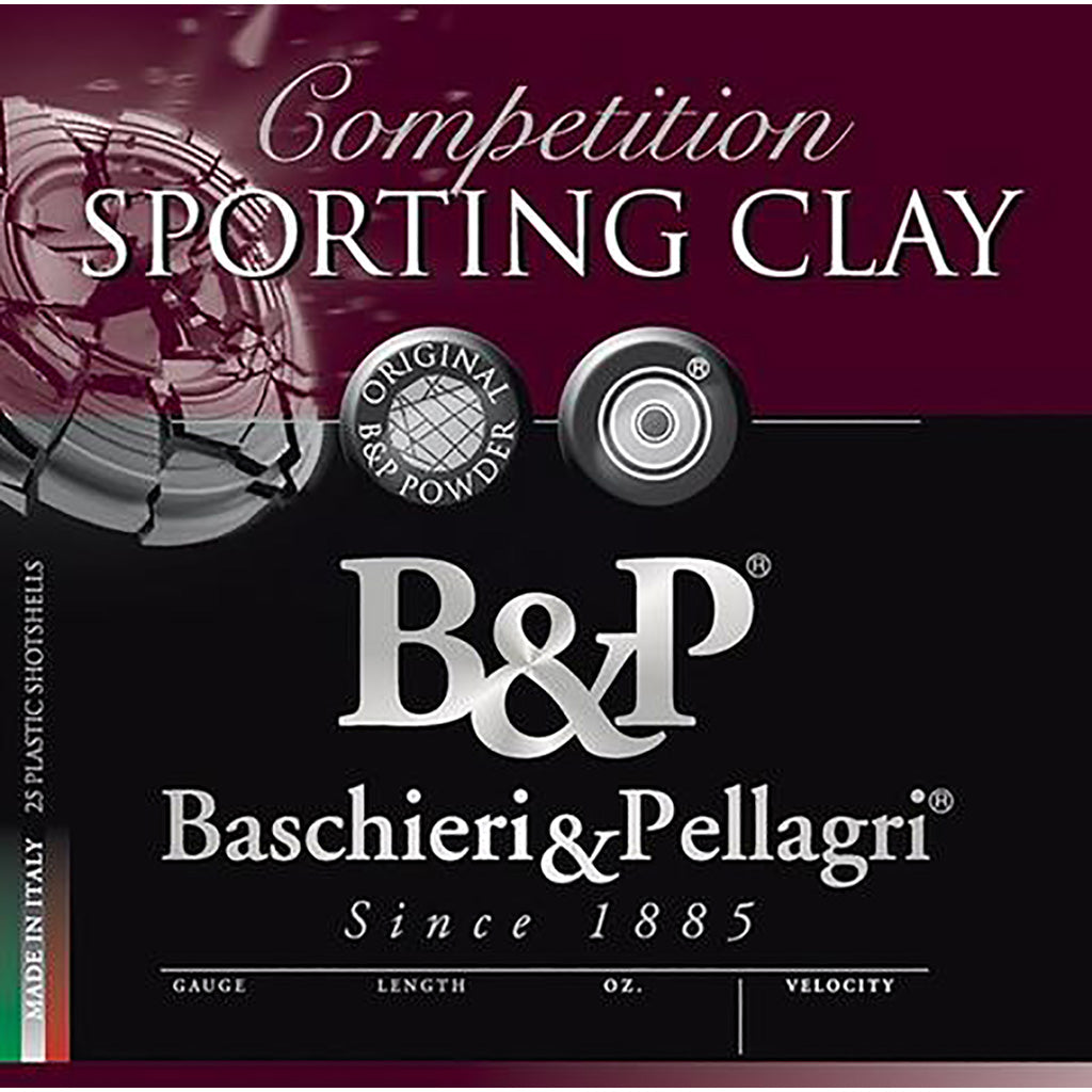 Baschieri and Pellagri 12 Gauge Competition Sporting Clay High Velocity #8 1 oz 2.75 in 25/Box