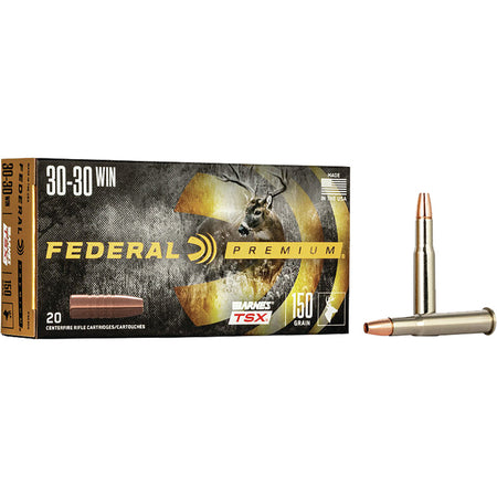 Federal .30-30 Winchester Premium Barnes TSX 150 Grain 20/Box