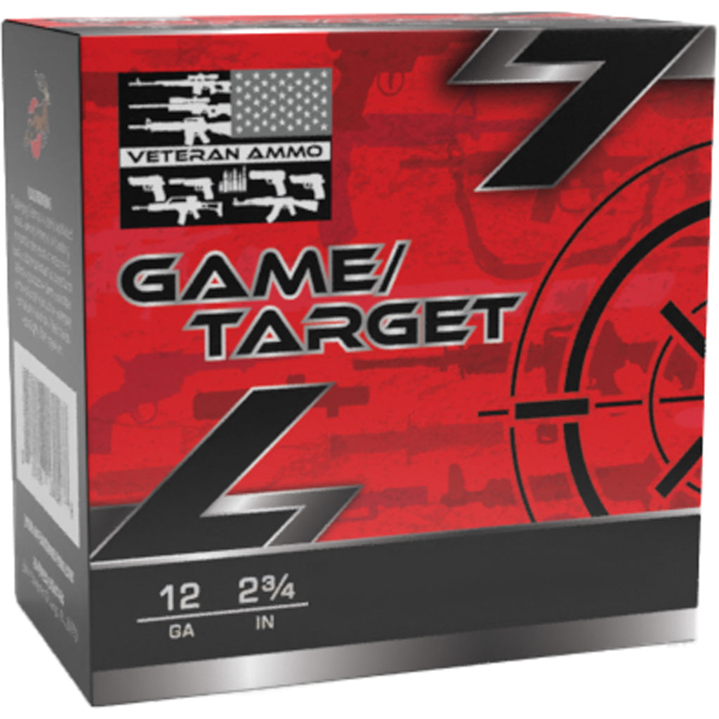 Veteran Ammo 12 Gauge Game & Target Heavy Brass #6 1-1/4 oz 2.75 in 25/Box