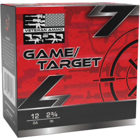 Veteran Ammo 12 Gauge Game & Target Heavy Brass #6 1-1/4 oz 2.75 in 25/Box
