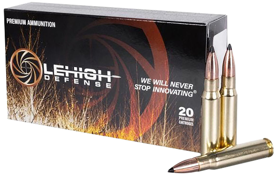 Lehigh Defense .308 Win / 7.62x51mm  Polymer Tip 155 Grain 20/Box