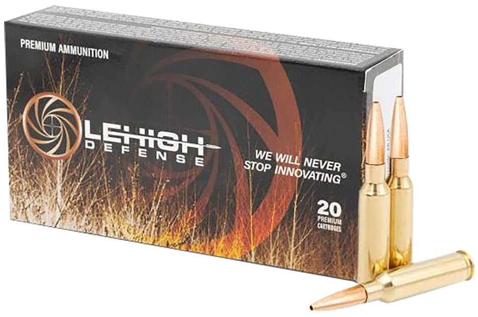 Lehigh Defense 6.5mm Creedmoor  Fragmenting Hollow Point 130 Grain 20/Box
