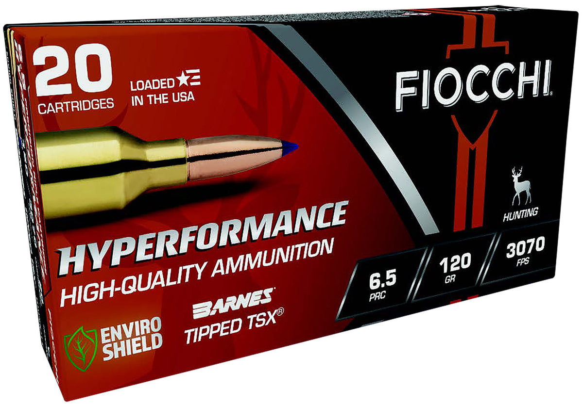 Fiocchi 6.5 PRC Hyperformance Hunt Tipped TSX 120 Grain 20/Box
