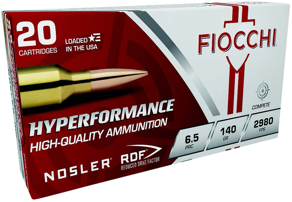 Fiocchi 6.5 PRC Hyperformance Match Jacketed Hollow Point 140 Grain 20/Box