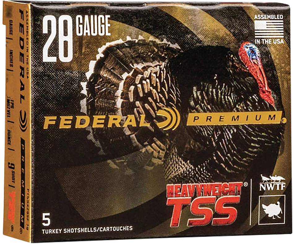 Federal 28 Gauge  #9 1-1/4 oz 2.75 in 5/Box