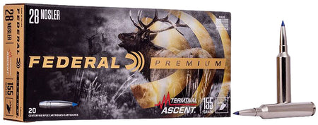 Federal .28 Nosler Polymer Tip Polymer Tip 155 Grain 20/Box