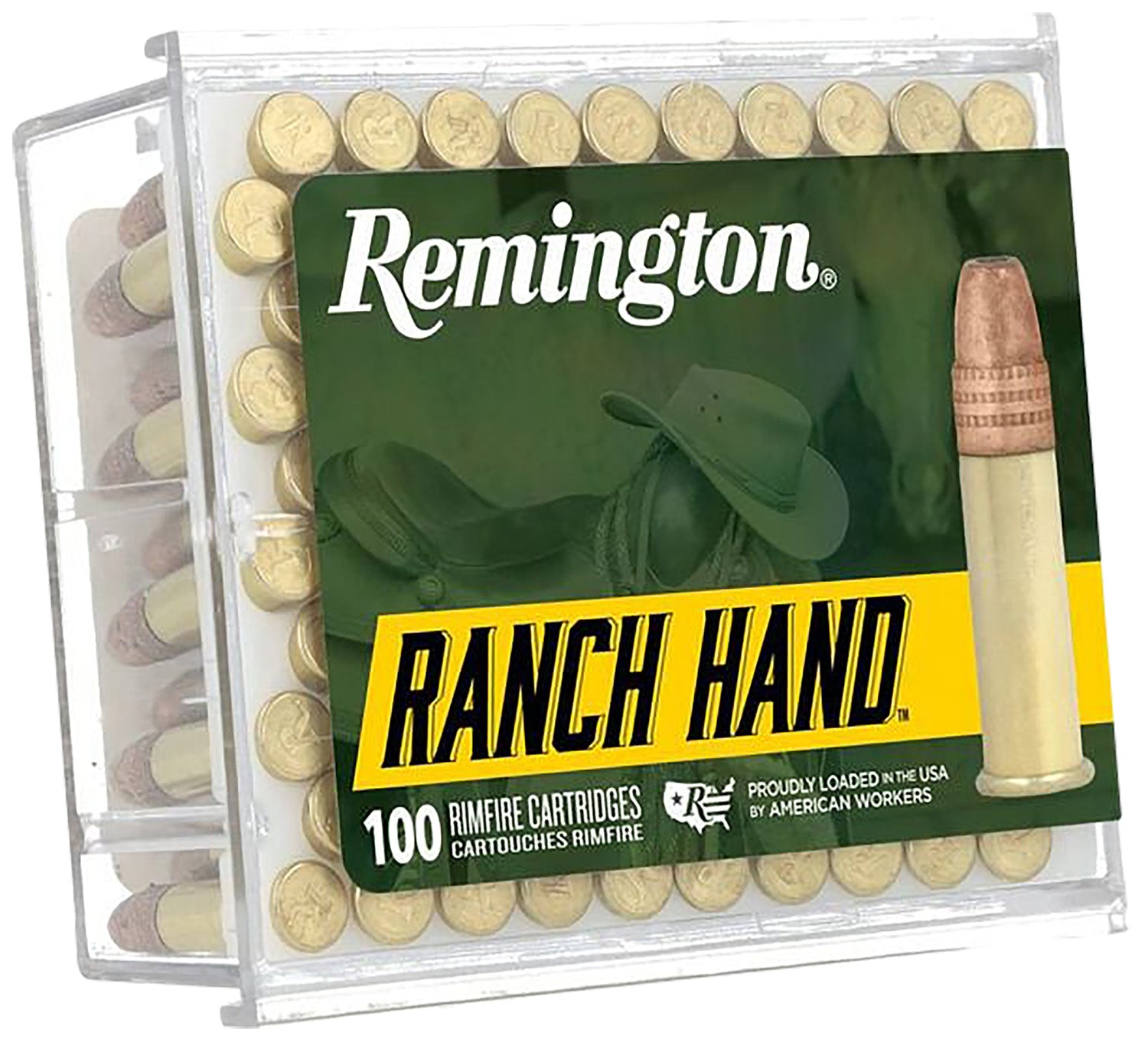Remington .22 Long Rifle Ranch Hand Jacketed Hollow Point 42 Grain 100/Box
