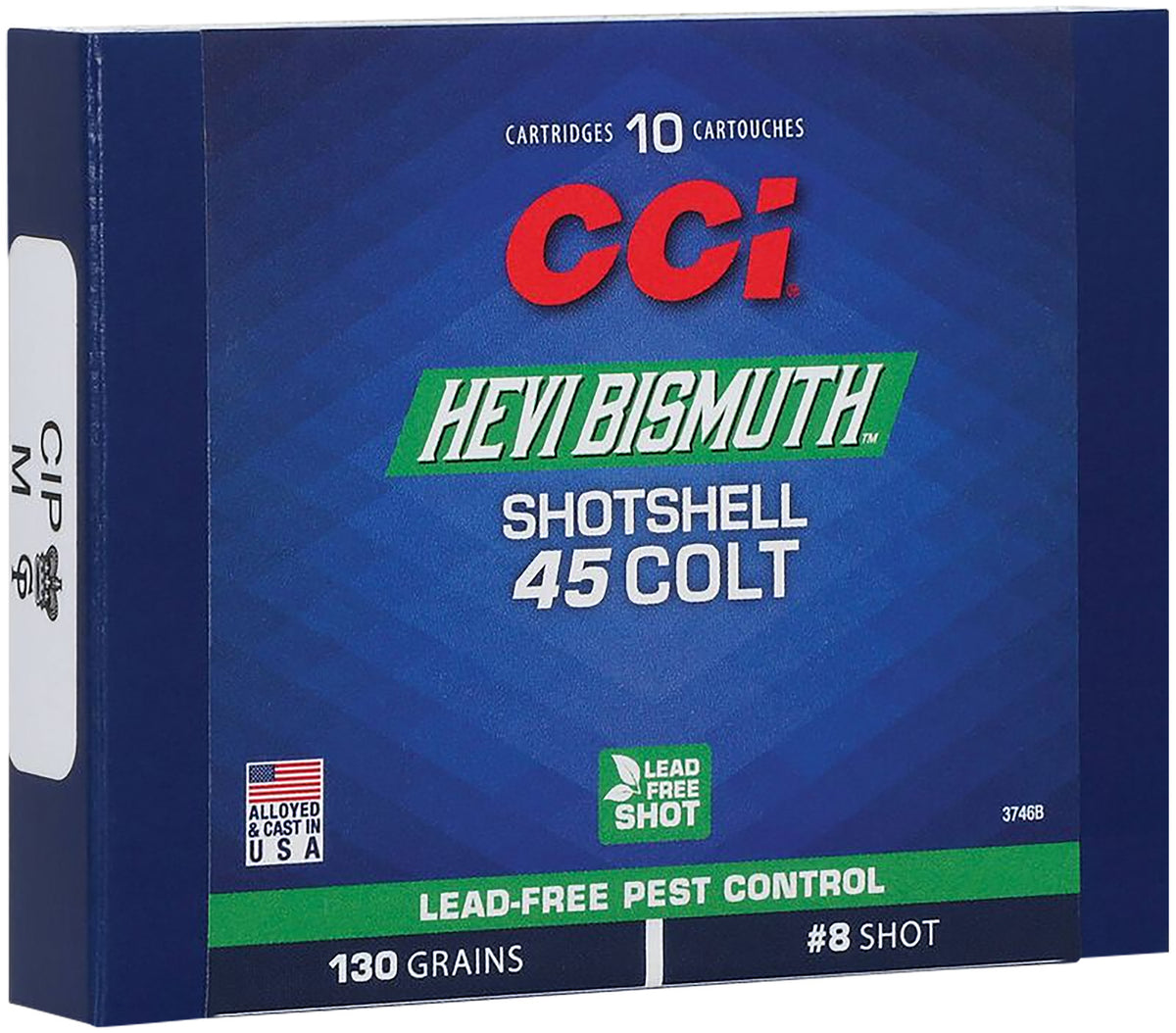 CCI .45 Long Colt Pest Control Hevi Bismuth #8 Shot Shotshell 130 Grain 10/Box