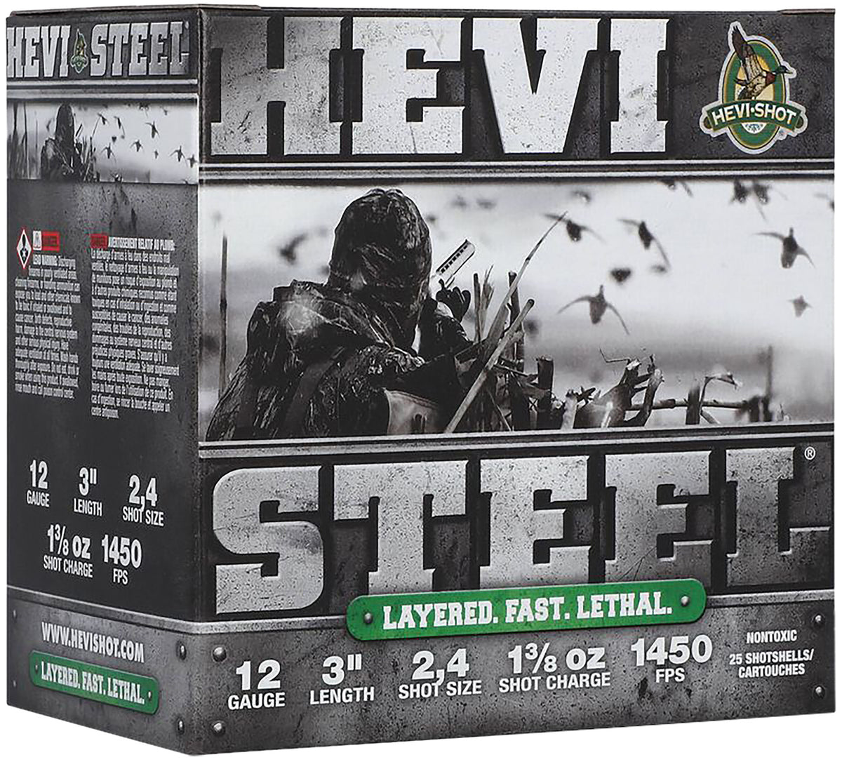 HEVI-Shot 12 Gauge  #2 / 3 1-3/8 oz 3 in 25/Box