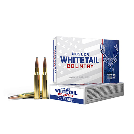 Nosler .270 Winchester Nosler Whitetail Country Boat Tail Spire Point 130 Grain 20/Box