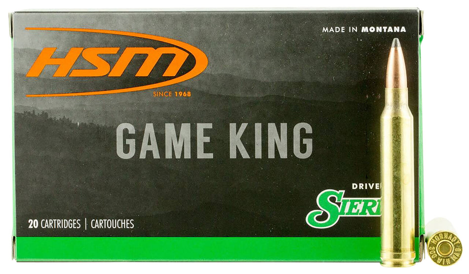 HSM .300 Rem SAUM  Spitzer Boat Tail 180 Grain 20/Box