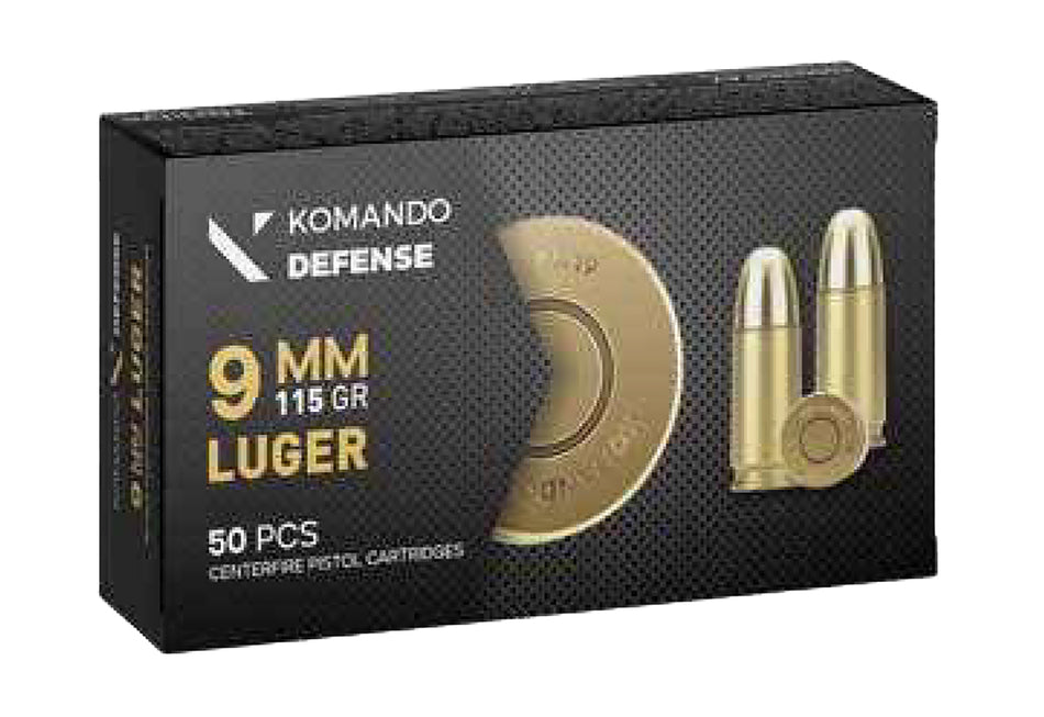 Dickinson LLC BRASS9mm Luger115gr Full Metal Jacket 50 Per Box/20 Case