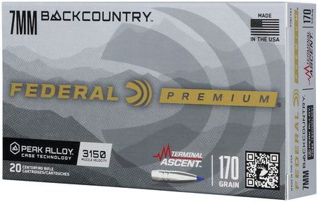 Federal 7mm Backcountry Backcountry Polymer Tip 170 Grain 20/Box