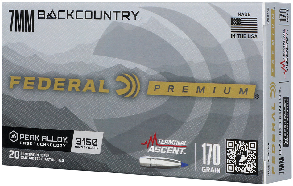 Federal 7mm Backcountry Backcountry Polymer Tip 170 Grain 20/Box