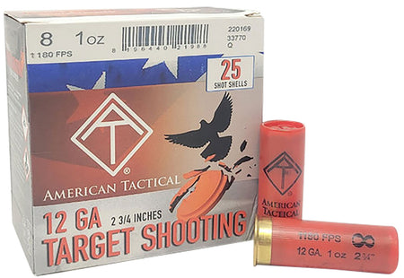 ATI 12 Gauge Target Load #8 1 oz 2.75 in 25/Box