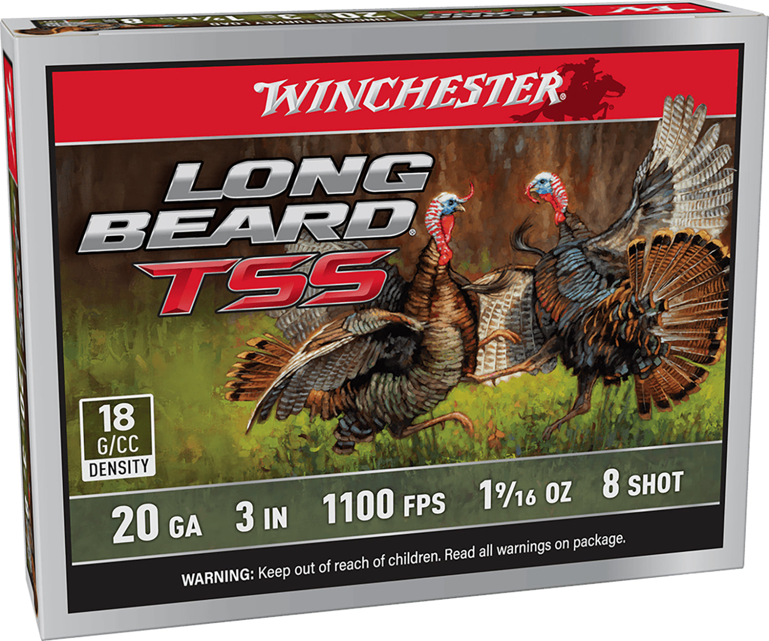 Winchester 20 Gauge  #8 1-9/16 oz 3 in 5/Box