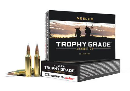 Nosler .22 Creedmoor  Accubond 70 Grain 20/Box