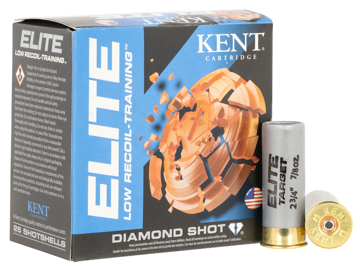 Kent Cartridge 12 Gauge  #8 7/8 oz 2.75 in 25/Box